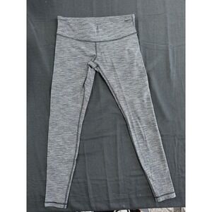 Lululemon Wunder Under Grey Space Dye Yoga Leggings Womens Size 8 Full Length